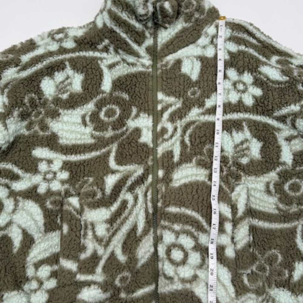 American Eagle Seriously Huggable Oversized Sherpa Jacket XS/S‎ Cozy Teddy Zip - Picture 8 of 8
